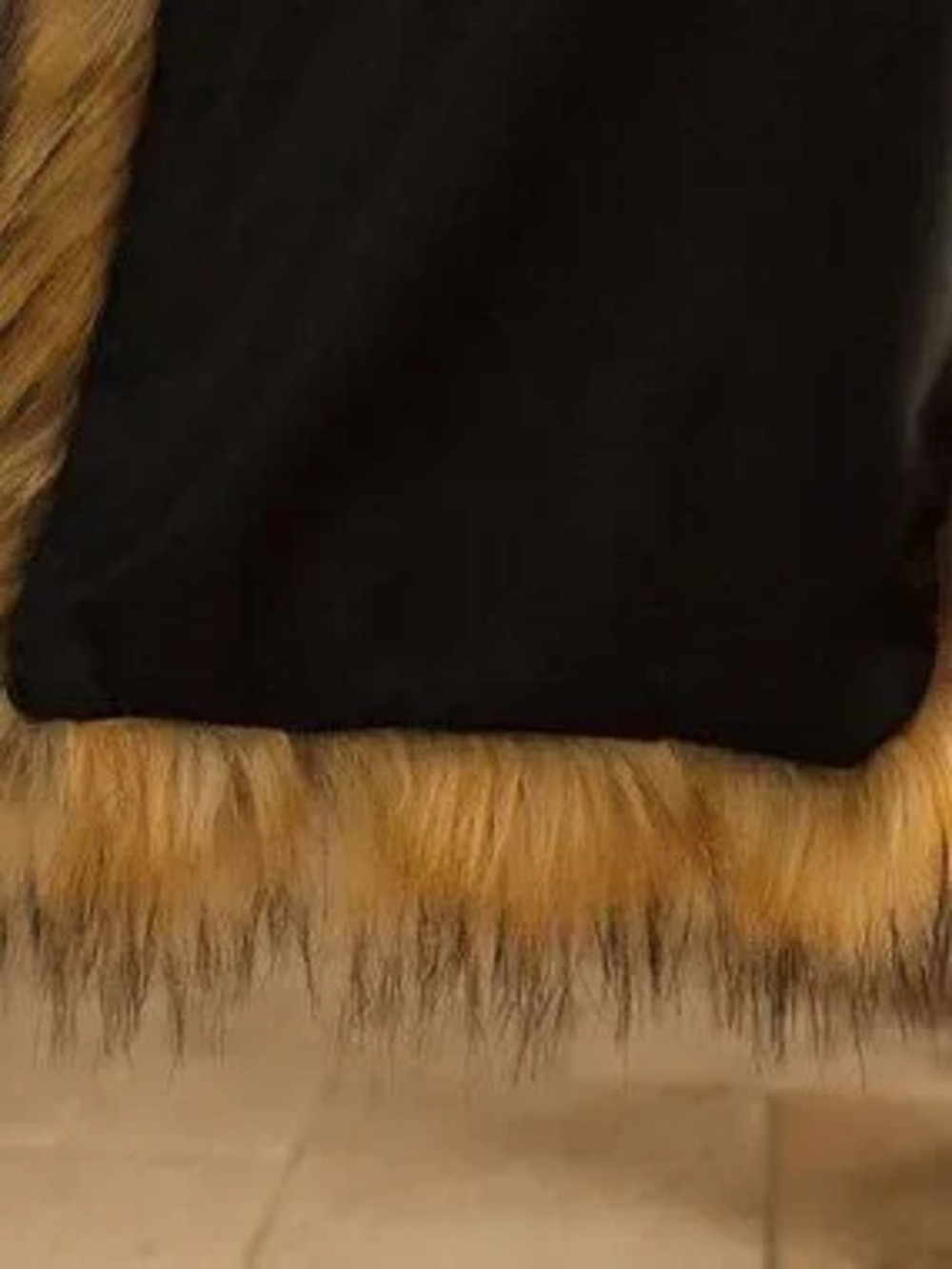 Brown Casual Women's Faux Fur Shawl